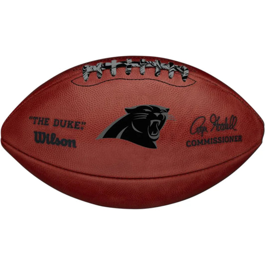 Wilson NFL team metallic Duke football with black panther logo
