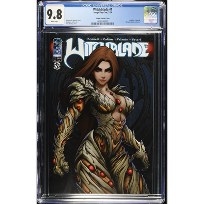 Witchblade #1 Tony Trophy exclusive cover with biomechanical witch armor