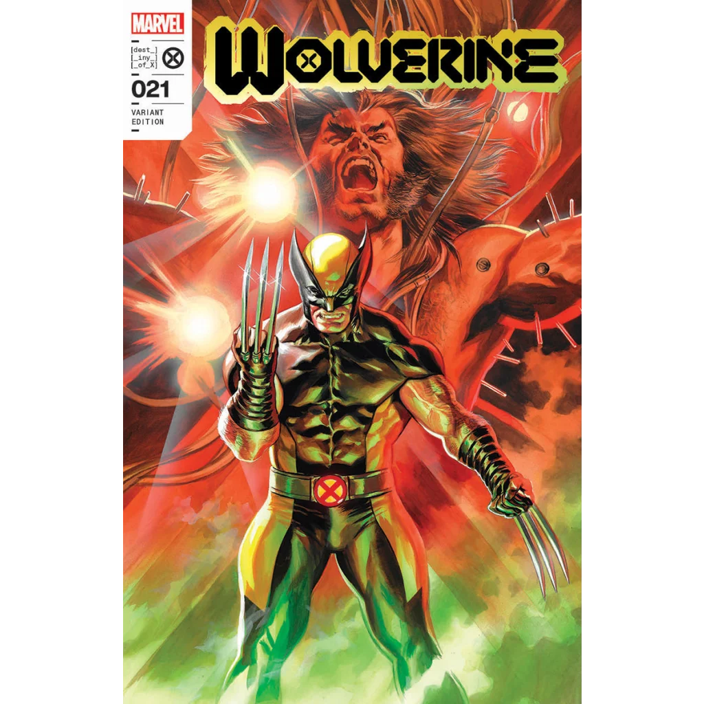 Comic book featuring Wolverine from Marvel’s Danger Danger series in the Wolverine 21 variant