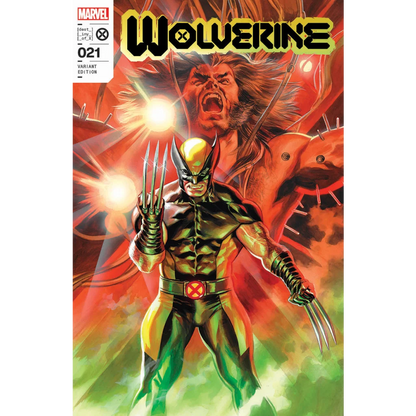 Comic book featuring Wolverine from Marvel’s Danger Danger series in the Wolverine 21 variant