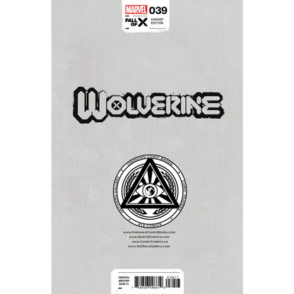 Variant edition of a Wolverine comic book by Stephen Segovia from Unknown Comics Stephen