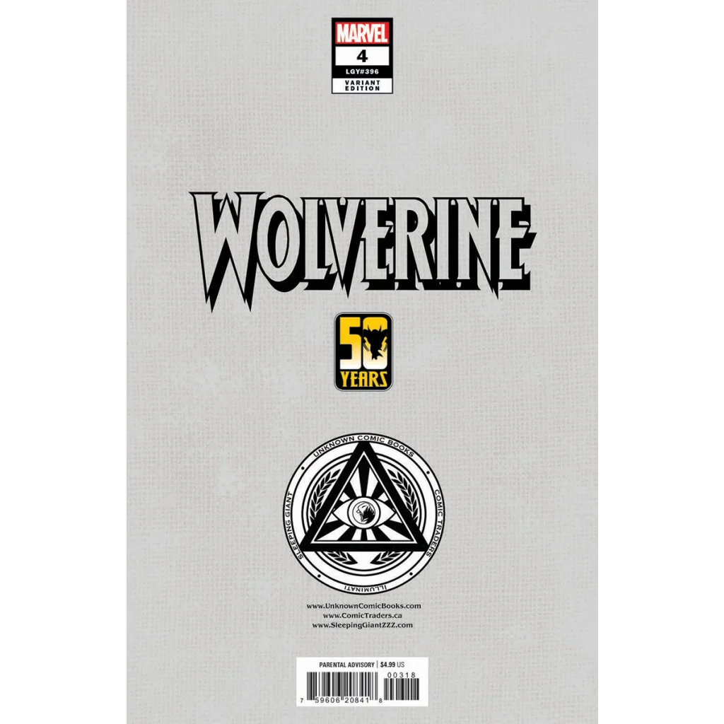 Wolverine #4 Rafael Grassetti Exclusive Virgin Variant | Collectible US Comic Book Variant | vintageantiquesgifts.com