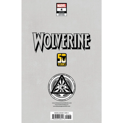 Wolverine #4 Rafael Grassetti Exclusive Virgin Variant | Collectible US Comic Book Variant | vintageantiquesgifts.com