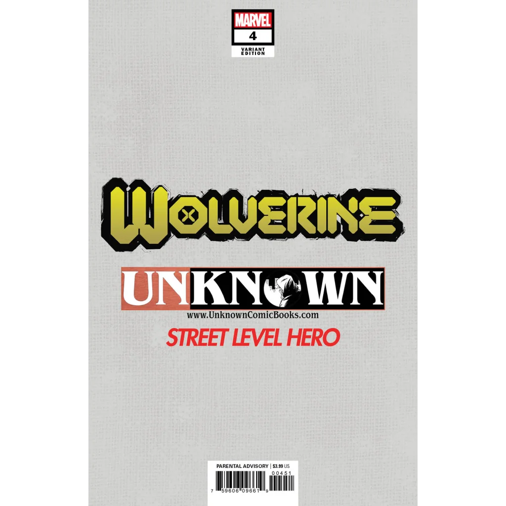 Wolverine #4 Variant Edition Comic Book The Red Tavern Marvel on display