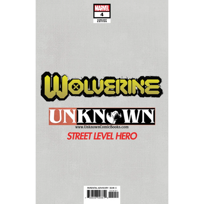 Wolverine #4 Variant Edition Comic Book The Red Tavern Marvel on display