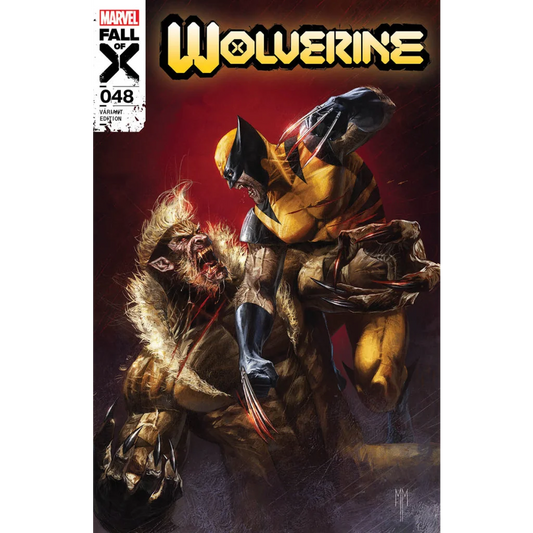 Marvel comic featuring Wolverine and Sabretooth by Marco Mastrazzo exclusive variant