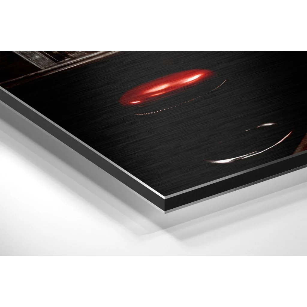 Woman in a Bar Brushed Aluminum Dibond Wall Art