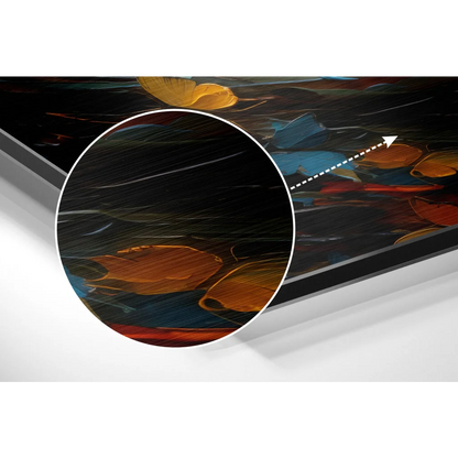 Stunning Abstract Art on Brushed Aluminium Dibond | Modern Wall Art Decor | vintageantiquesgifts.com