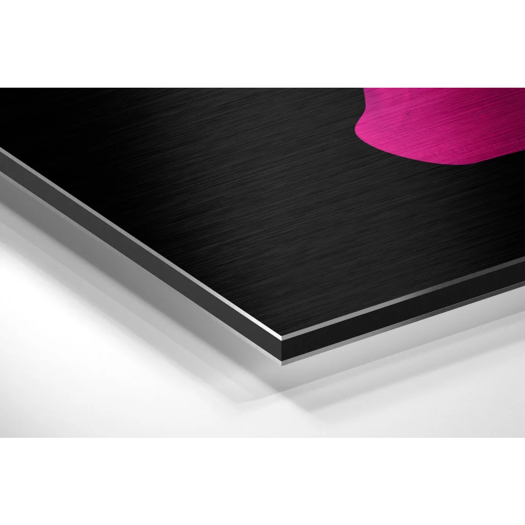 Glass Wall Art Woman in Pieces Brushed Aluminium Dibond Wall Art