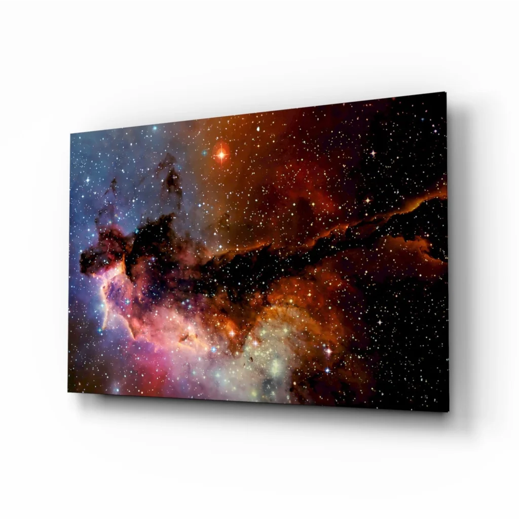 Stunning Cosmic Nebula Canvas Wall Art With Swirling Galaxy Colors | Insigneart USA | vintageantiquesgifts.com