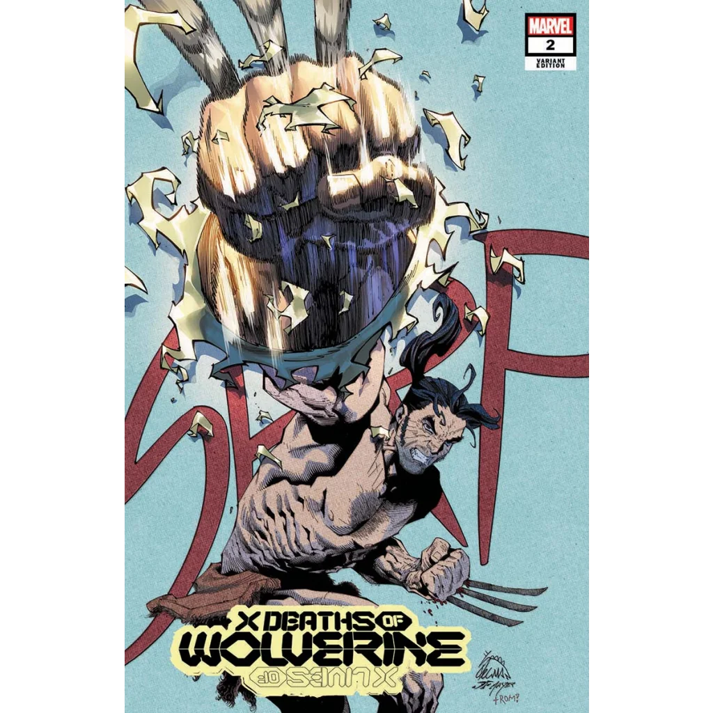 Comic book featuring Wolverine from X Deaths of Wolverine Issue 2 The Hunt Begins