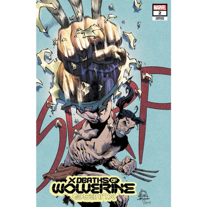 Comic book featuring Wolverine from X Deaths of Wolverine Issue 2 The Hunt Begins