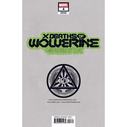 Marvel comic book X Deaths of Wolverine Issue 4 with epic Krakoa battle scene