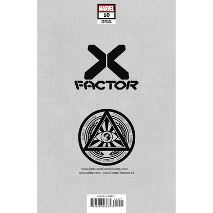 Comic book cover for X Factor Issue 10 Variant Cover with Green Dress Gala Edition