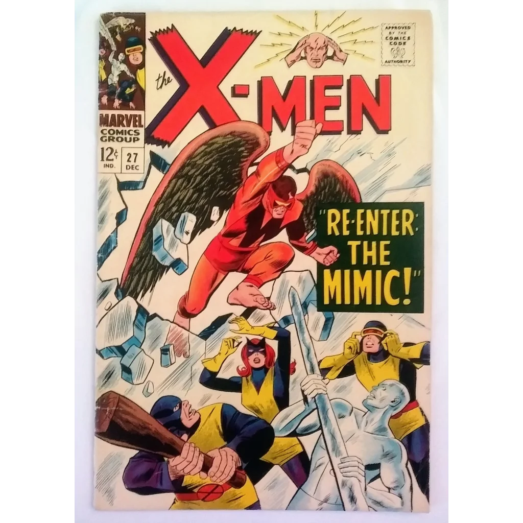 1960s X-Men Marvel Comics Issue 27 in VG condition action cover