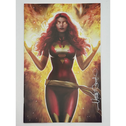 Glossy X-Men 101 Facsimile Edition comic cover with Jean Grey as Phoenix by Nathan Szerdy