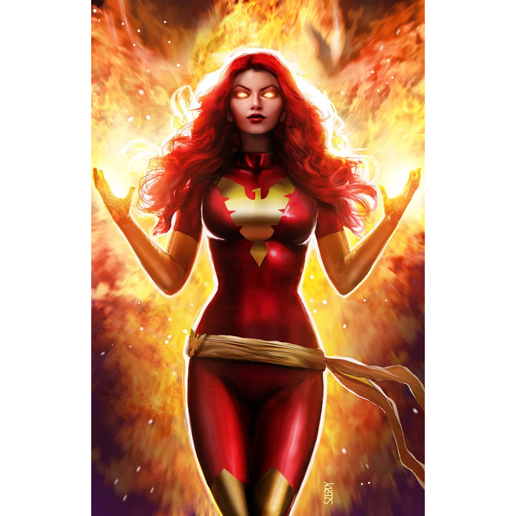 Facsimile edition of X-Men 101 featuring Phoenix Saga with fiery superhero by Nathan Szerdy