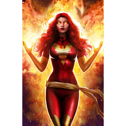 Facsimile edition of X-Men 101 featuring Phoenix Saga with fiery superhero by Nathan Szerdy