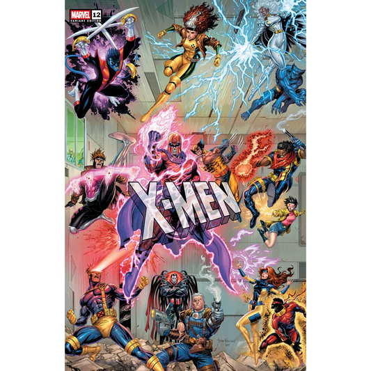 X-Men #12 comic cover by Tyler Kirkham with dynamic characters from Unknown Comic Tyler