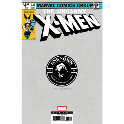 X-Men #131 facsimile cover by Dan Panosian with vibrant colors from Unknown Comics