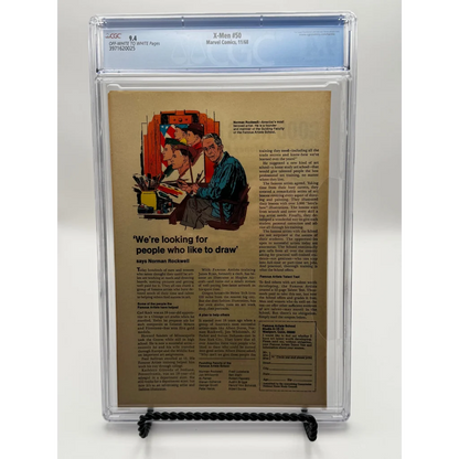 X-Men #50 CGC 9.4 blue label Jim Steranko Silver Age comic slabbed