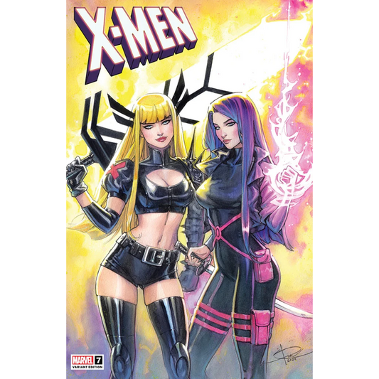 Spiderweb-themed comic cover featuring black and purple colors from X-MEN #7 Sabine Rich Variant