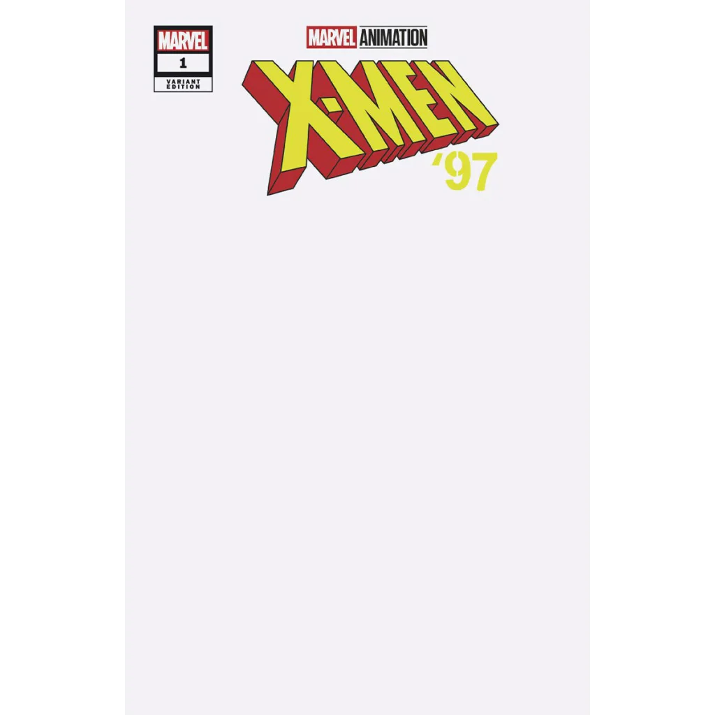 X-MEN '97 #1 BLANK COVER 3RD PRINTING VARIANT (06/26/2024)