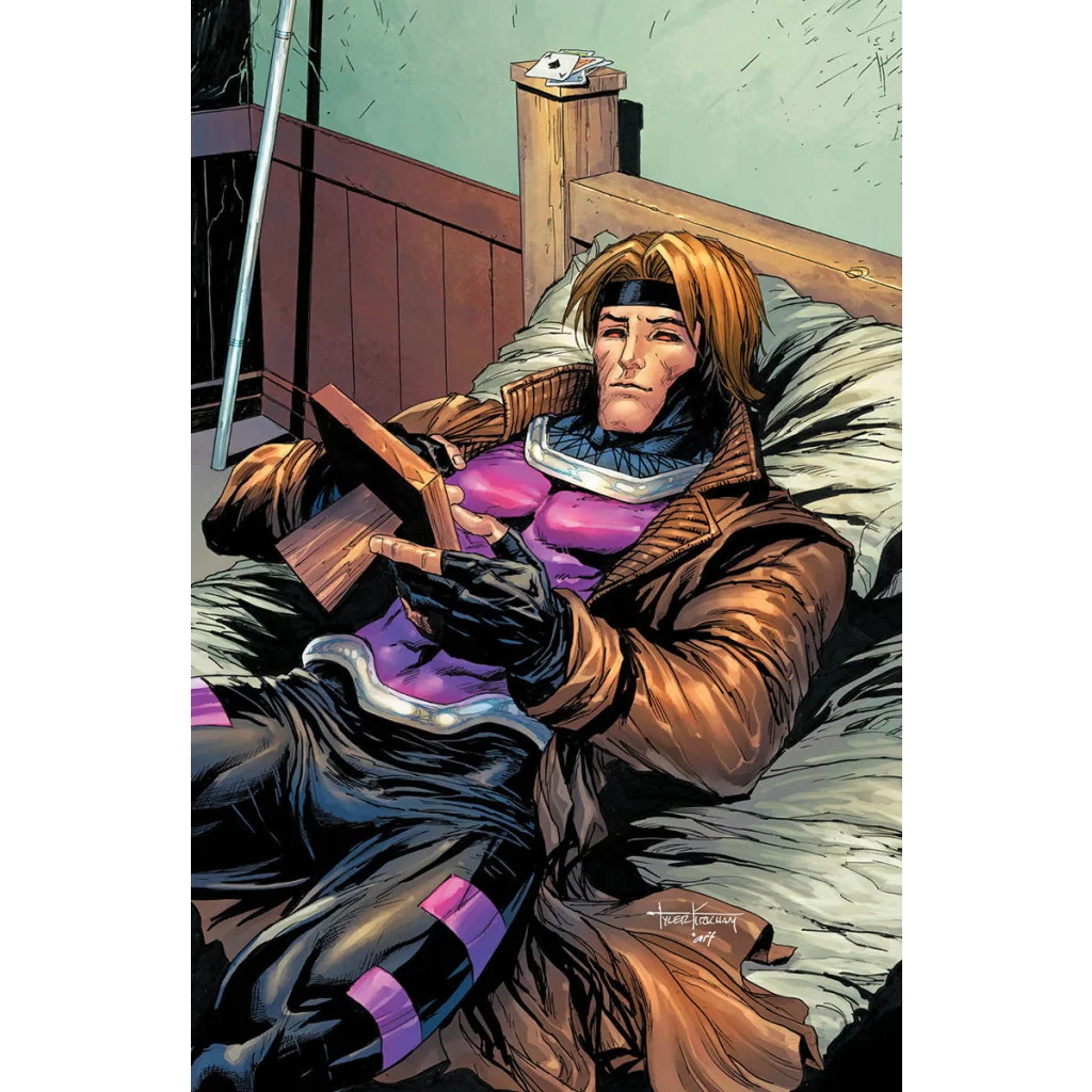 Gambit comic by Tyler Kirkham on Unknown Comics Tyler exclusive cover