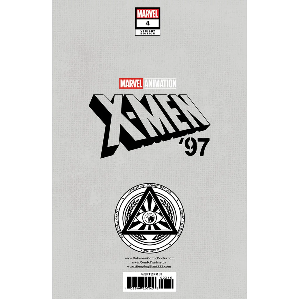 Comic book cover for Marvel Animation’s X-Men 97 Tyler Kirkham exclusive variant from unknown comics Tyler