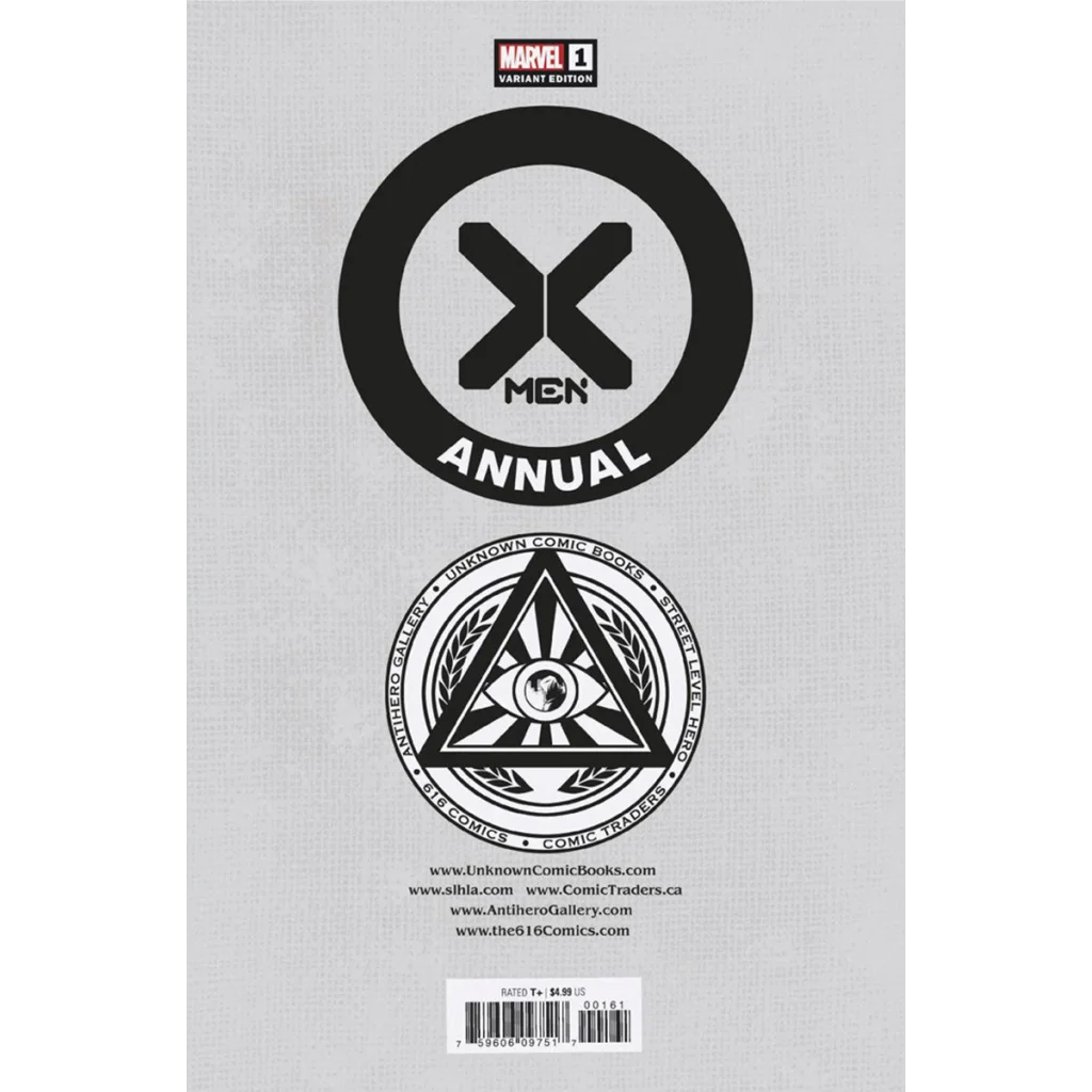 Comic book cover for X-Men Annual #1 featuring a fiery new mutant hero