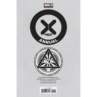 Comic book cover for X-Men Annual #1 featuring a fiery new mutant hero