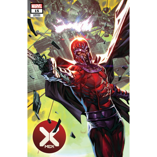 Marvel comic book featuring Magneto from X Men Issue 15 with epic action scenes