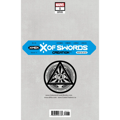 Comic book variant edition of Swords Creation featuring Wolverine and Gambit