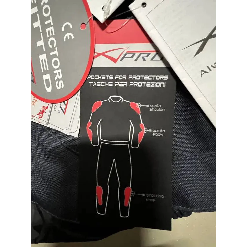 XPRO Ski Jacket heavy lining with motorcycle riding suit pockets for padding style