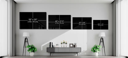 Moody Under Pier Perspective Glass Wall Art