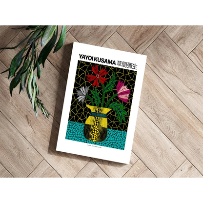 Kusama Inspired Insigne Aluminum Prints Burst with Color | Modern Wall Art Decor | vintageantiquesgifts.com