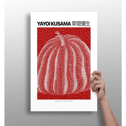 Kusama Pumpkin Insigne Aluminum Prints Bring Bold Pop Art Home | Insigneart USA | vintageantiquesgifts.com