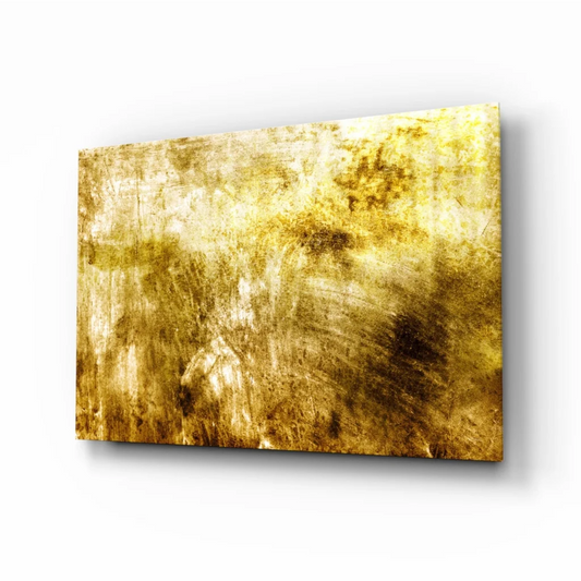 Stunning Textured Gold Abstract Canvas Wall Art | Insigneart USA | vintageantiquesgifts.com