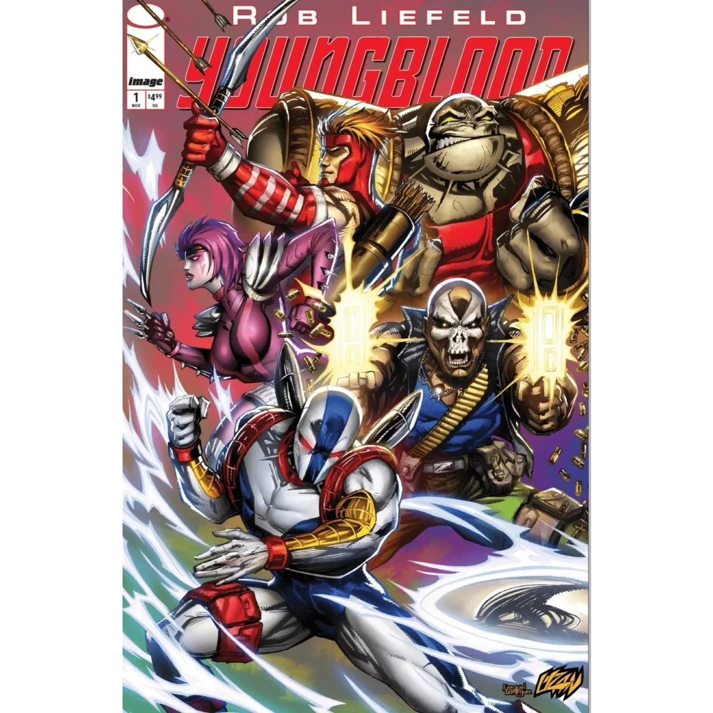 Youngblood 2025 #1 ECC Franck Uzan Exclusive Cover — Image Comics Revival Collectible USA