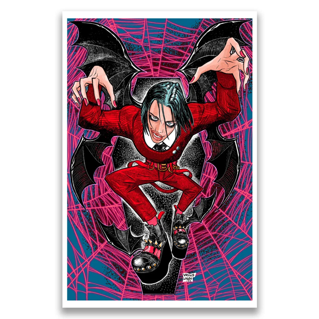 Gothic vampire illustration from YUNGBLUD Twisted Tales Deluxe Edition by Annapaola Martello and Vasilis Lolos