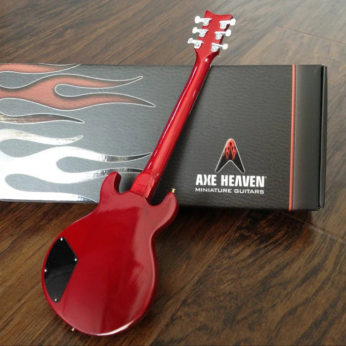 Zacky Vengeance mini guitar by Axe Heaven with flame box design