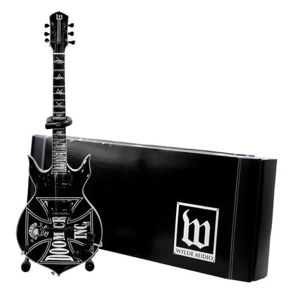 Zakk Wylde BLS Iron Cross mini guitar by Axe Heaven® on adjustable A-frame stand