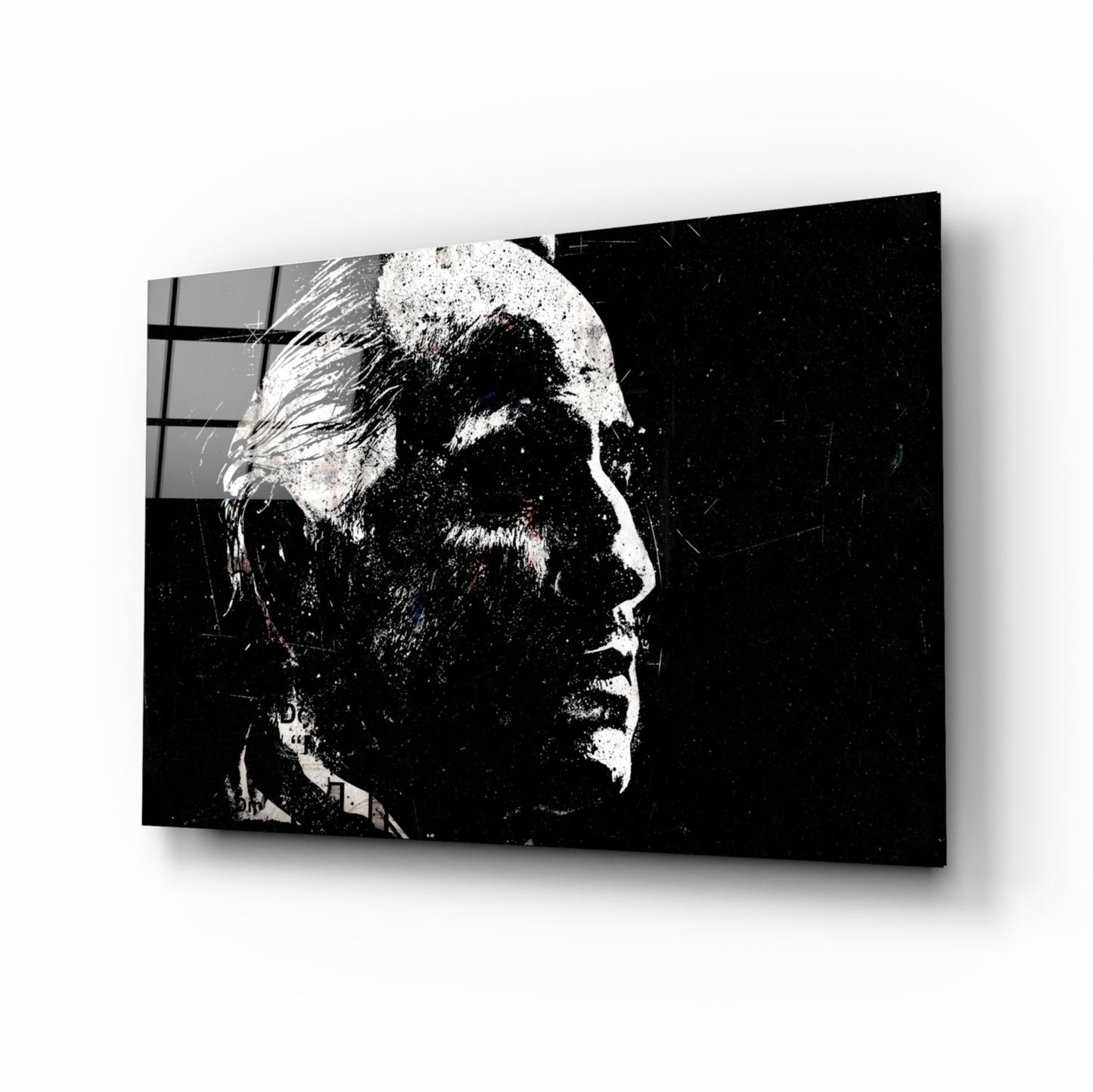 Mafia Boss  Glass Wall Art