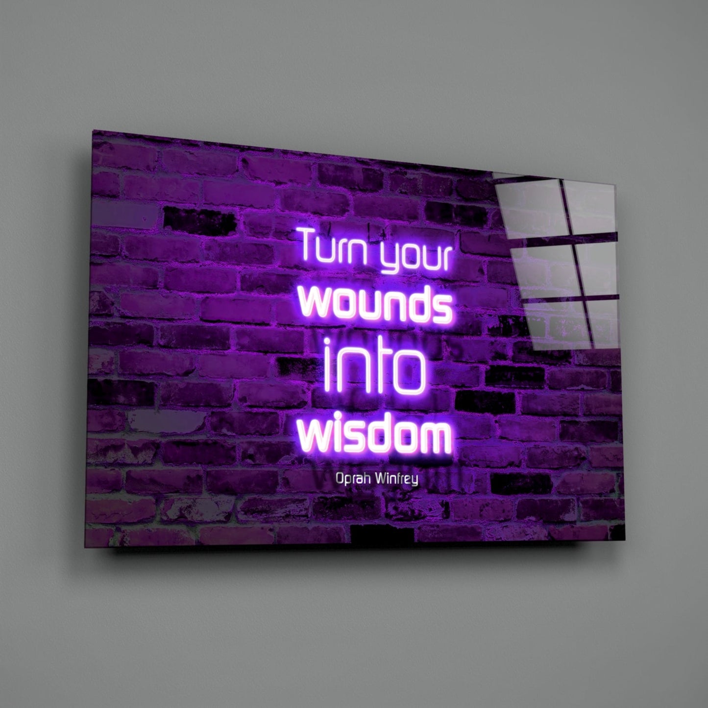 Words Of Wisdom Glass Wall Art