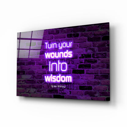 Words Of Wisdom Glass Wall Art