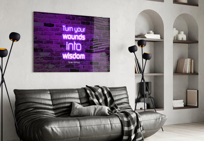 Words Of Wisdom Glass Wall Art