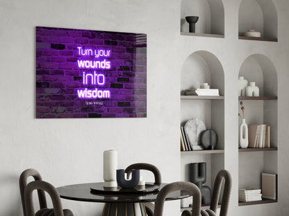 Words Of Wisdom Glass Wall Art