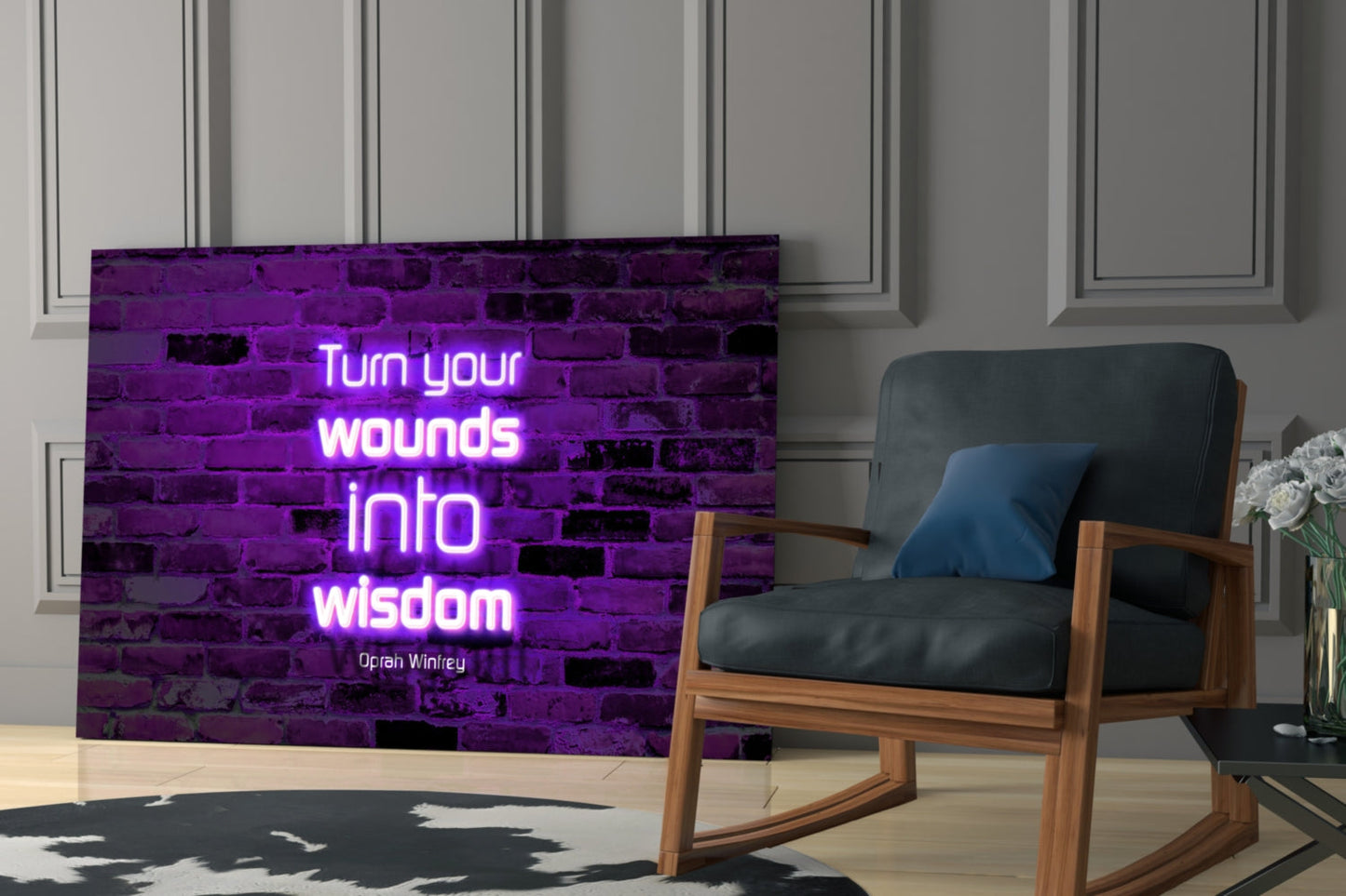 Words Of Wisdom Glass Wall Art