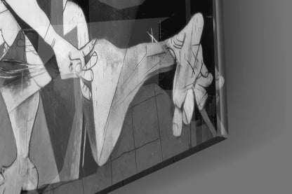 Cubist War Requiem Glass Wall Art