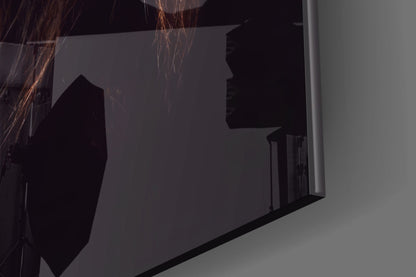 Be Not Afraid Lion Verse Glass Wall Art